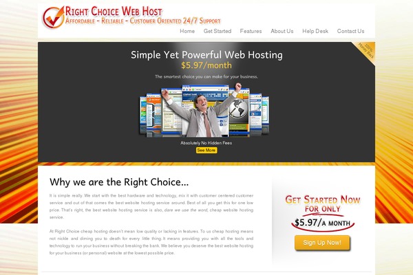 Hostme theme site design template sample