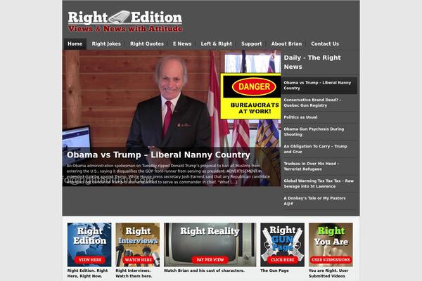 Magazinum theme site design template sample