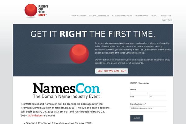 rightofthedot.com site used Rightofthedot
