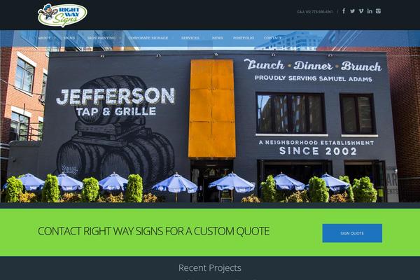 Marine theme site design template sample