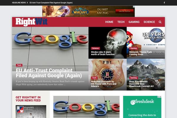 A-Bomb theme site design template sample