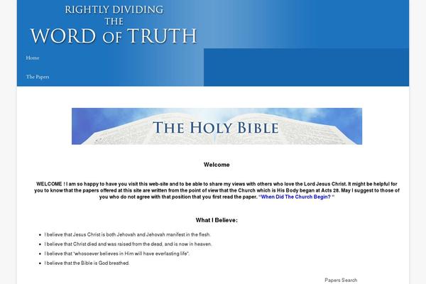 rightwordtruth.com site used The7