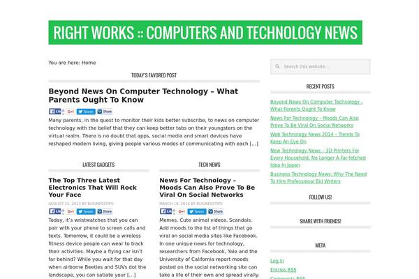 Metro Pro theme site design template sample