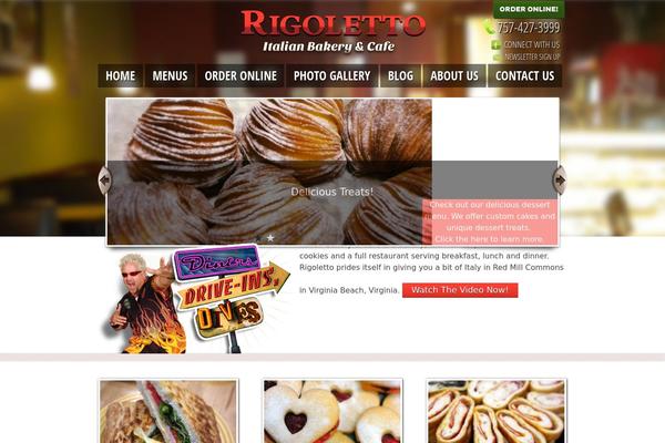 Site using Easy-restaurant-menu-manager plugin