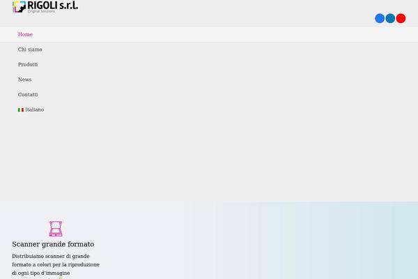 Impreza theme site design template sample