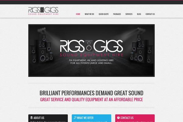 Rockpalace theme site design template sample
