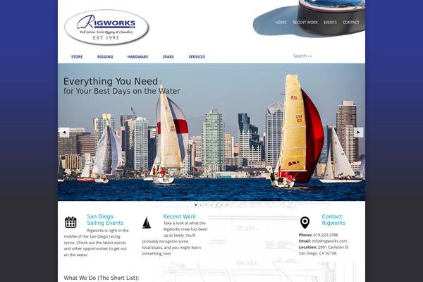 Hestia theme site design template sample