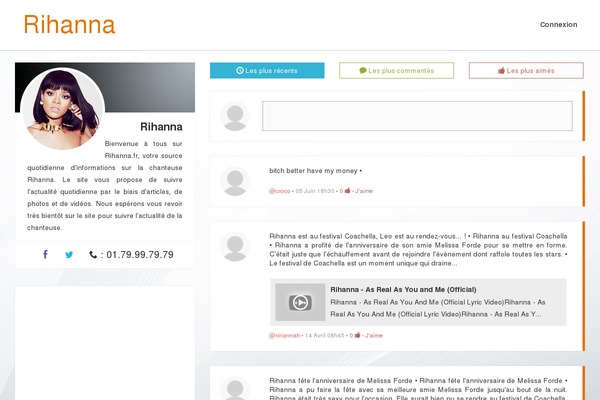 Breeze theme site design template sample