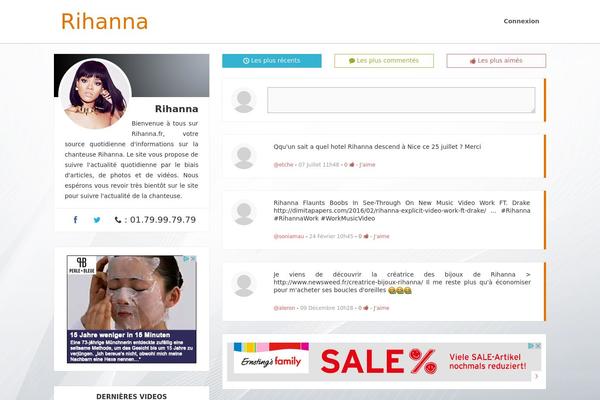 Breeze theme site design template sample