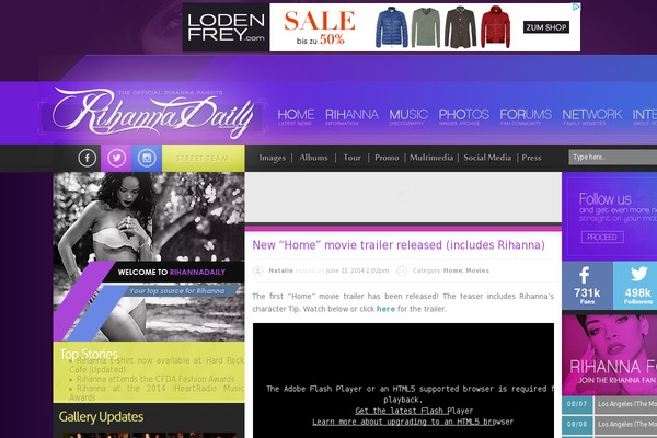 Bimber theme site design template sample