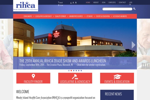 Site using Enlarge Text plugin