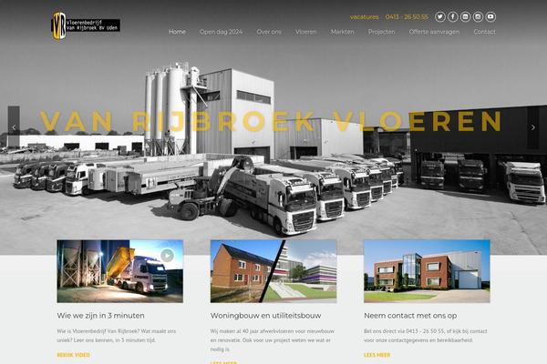 Construction-child theme site design template sample