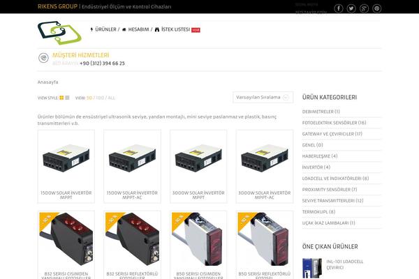 Mindig theme site design template sample
