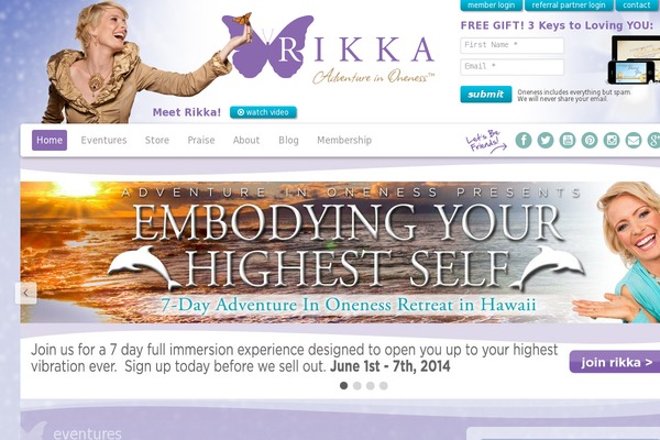 Site using Ocean-sticky-header plugin