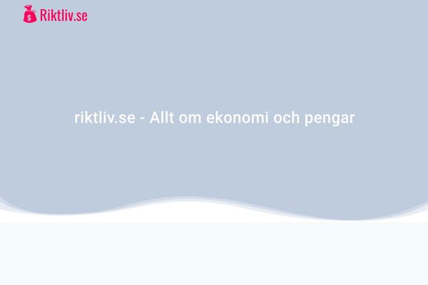 riktliv.se site used Materialis