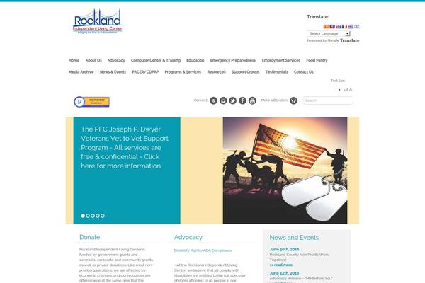 Site using font-resizer plugin