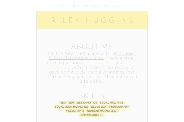 Whiteout theme site design template sample