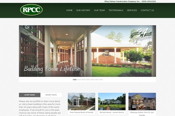 Radius theme site design template sample