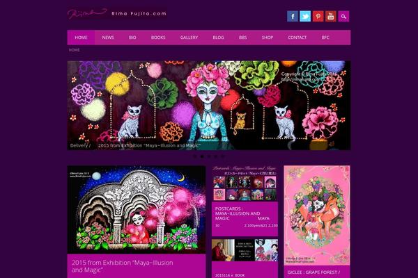 Surfarama theme site design template sample