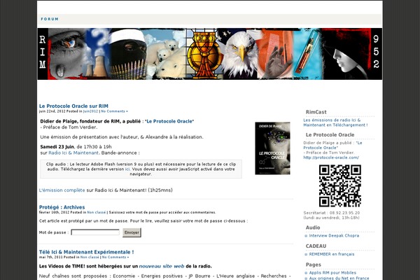 Site using FLV Embed plugin
