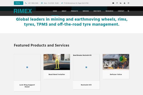 Realfactory theme site design template sample