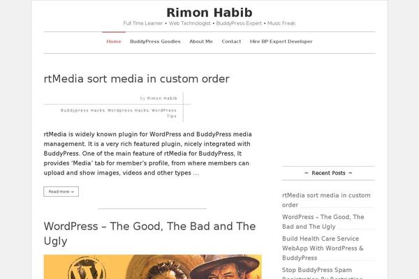 Site using Wi-portfolio plugin