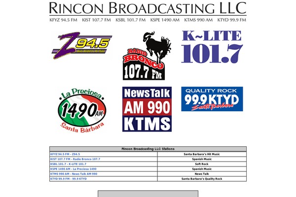 rinconbroadcasting.com site used Goldcoast