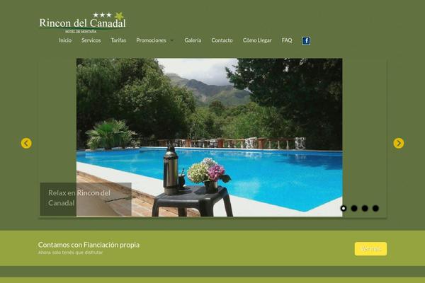 Resort theme site design template sample