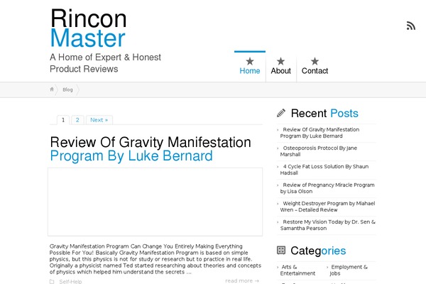 rinconmaster.com site used Developry-lite