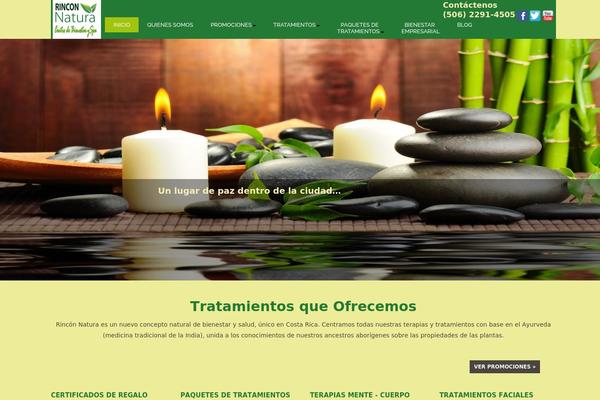 Spasalon theme site design template sample