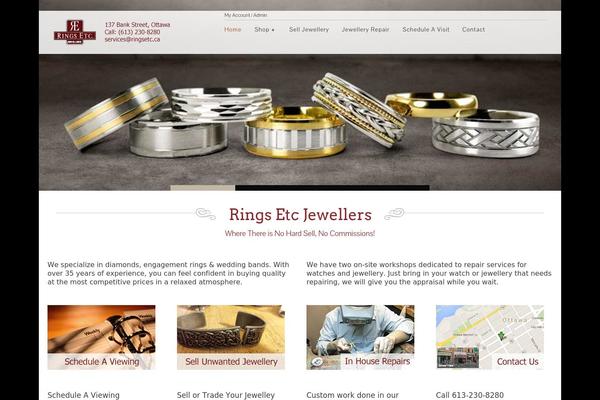 Thejewel theme site design template sample