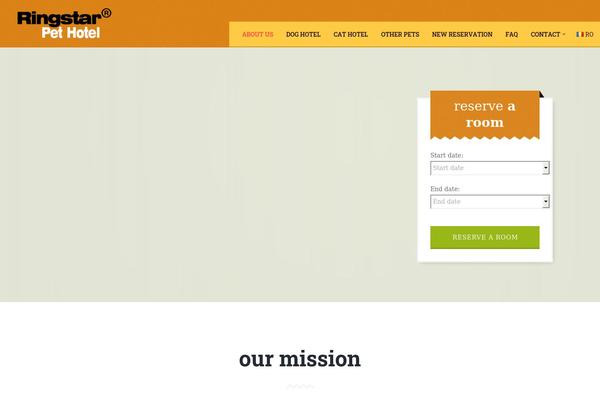Pets theme site design template sample