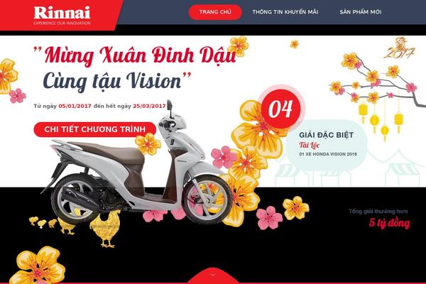 rinnai-rongviet.com site used Monatheme