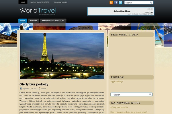 rio13.pl site used Worldtravel