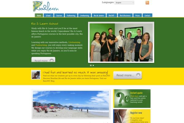 PureVISION theme site design template sample