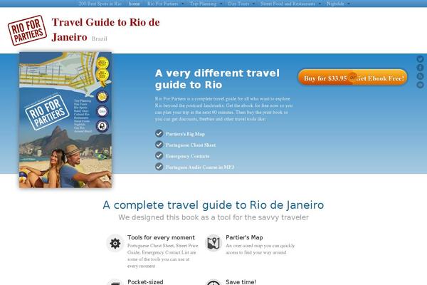 JustLanded theme site design template sample