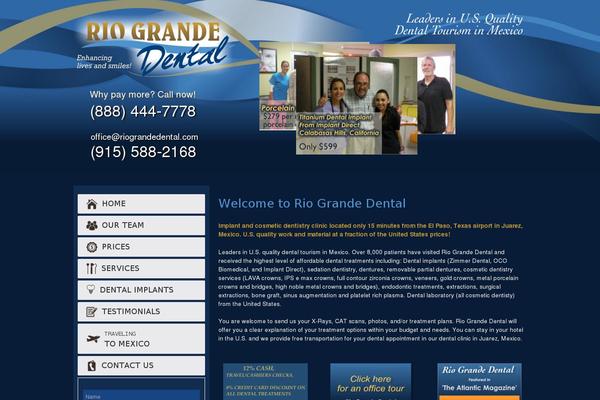 riograndedental.com site used Avada Child Theme