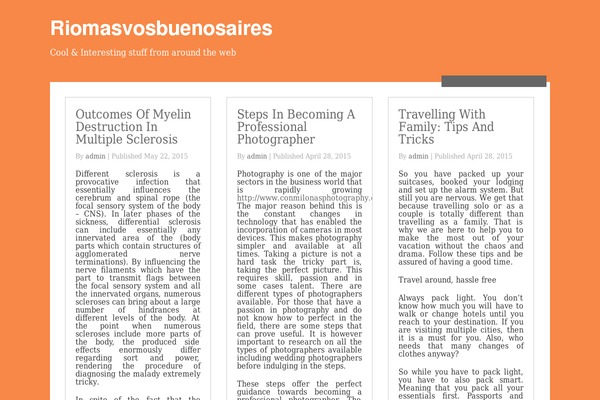 riomasvosbuenosaires.org site used Curation