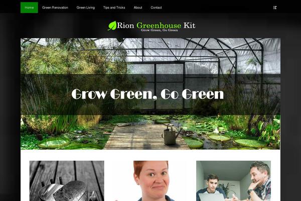 Clean Box theme site design template sample