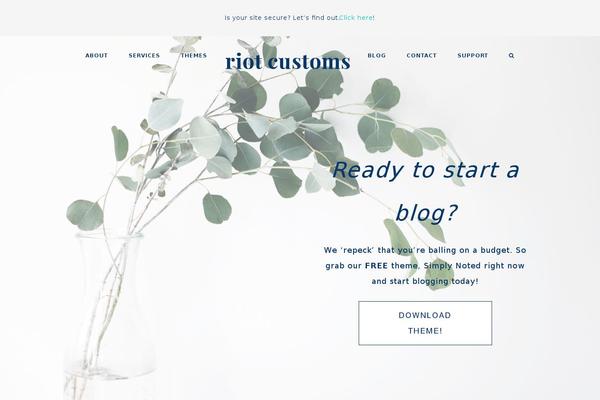 Site using Genesis Dambuster plugin