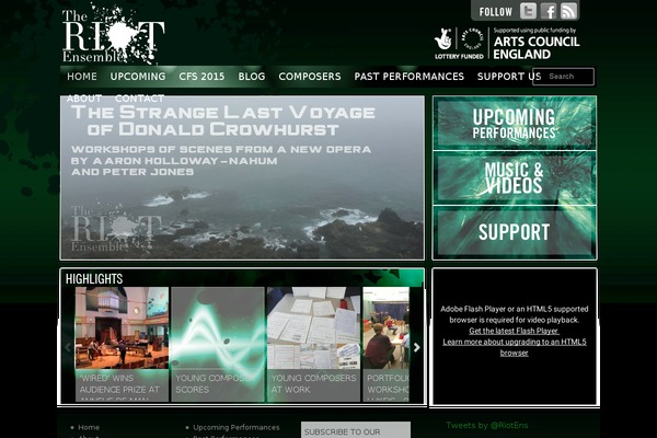 riotensemble.com site used Riot