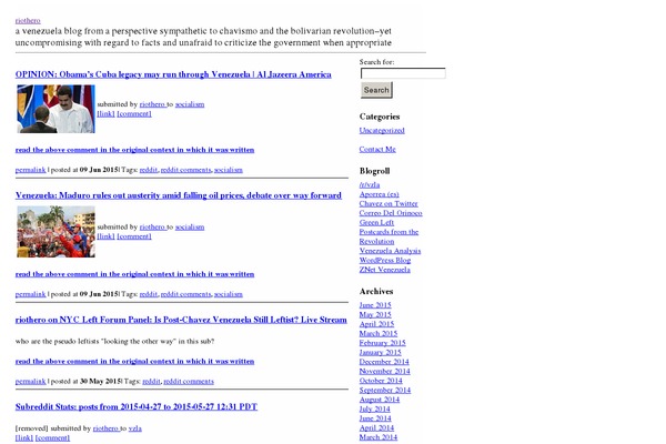 NoCss theme site design template sample