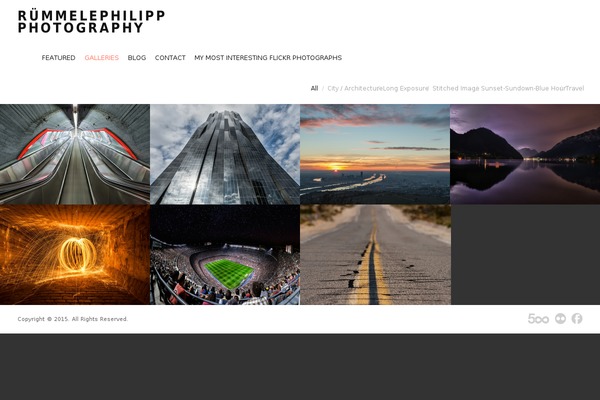 Site using Javascript Flickr Badge plugin