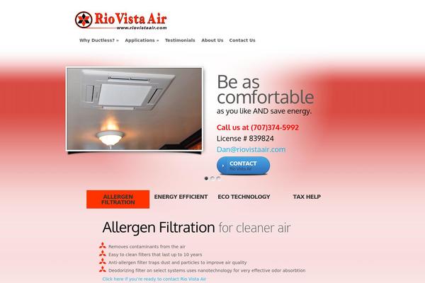 Salient theme site design template sample