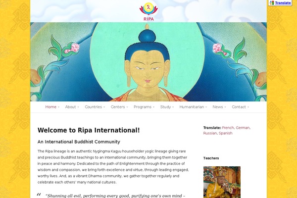Site using Header-image plugin