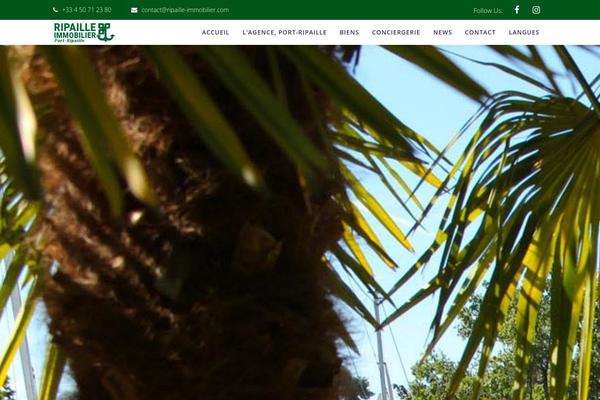 Ark-child theme site design template sample