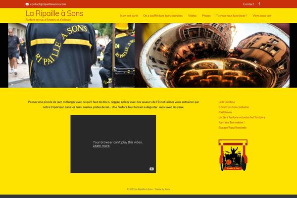 Ultra theme site design template sample