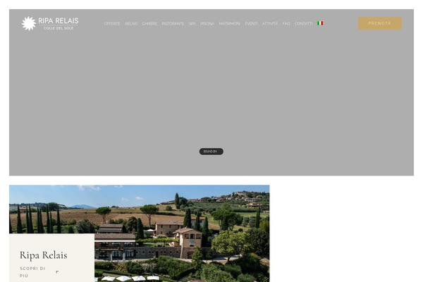 Alloggio theme site design template sample