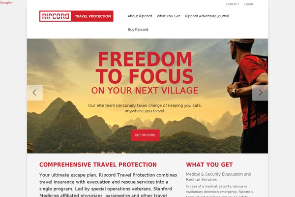 Redpoint theme site design template sample