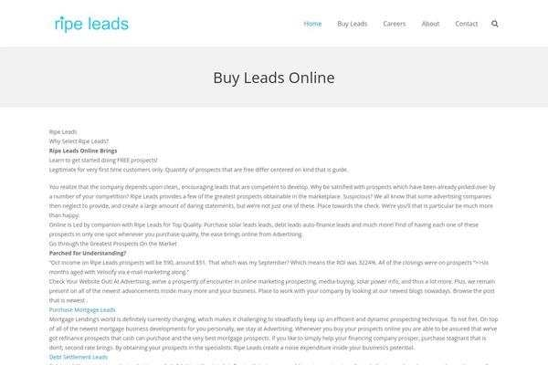 Impreza theme site design template sample